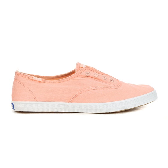 Keds Chillax Twill Peach Slip On Tennis Shoes (US 8) - Picture 2 of 9